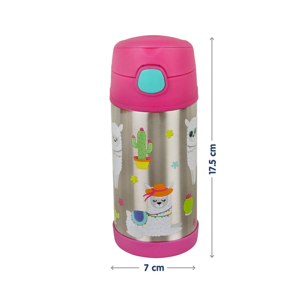 Hopop Insulated Stainless Steel Sipper With Straw- Lama 300ML