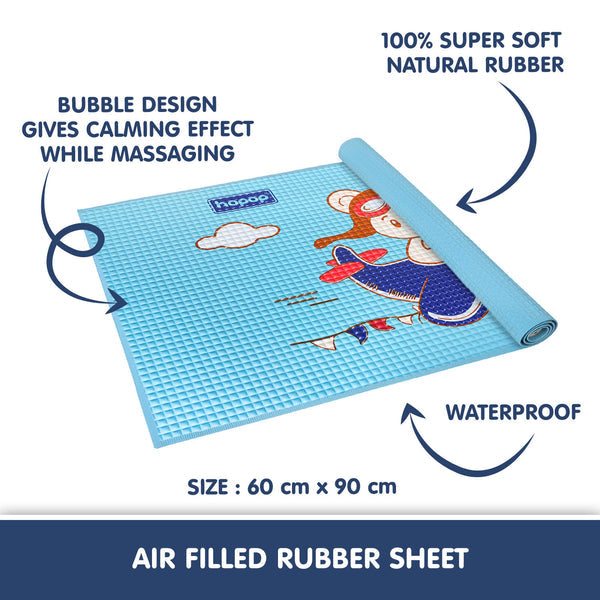 Hopop Air Filled Multipurpose Waterproof Massage Mat - Plane White
