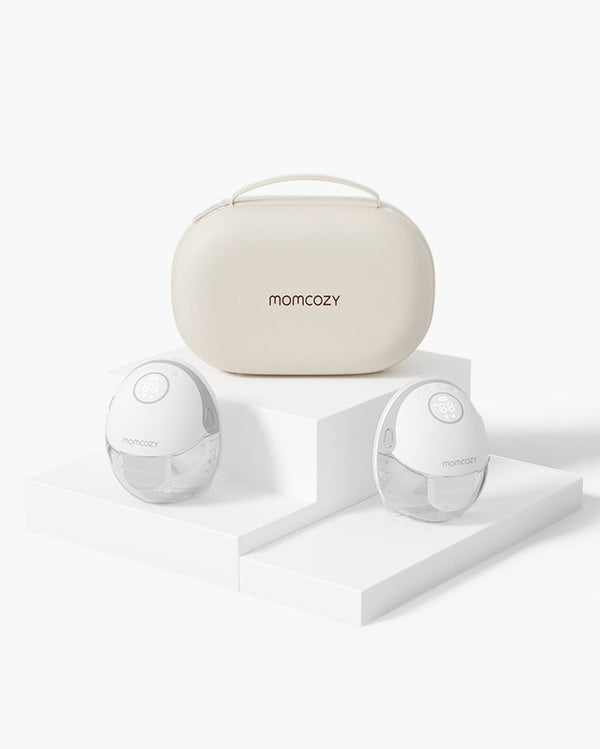 Momcozy Mobile Style™ M6 Double Hands-Free Slim Breast Pump 24mm Grey