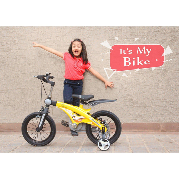 R For Rabbit Bicycle Tiny Toes Jazz 14 Inch Yellow