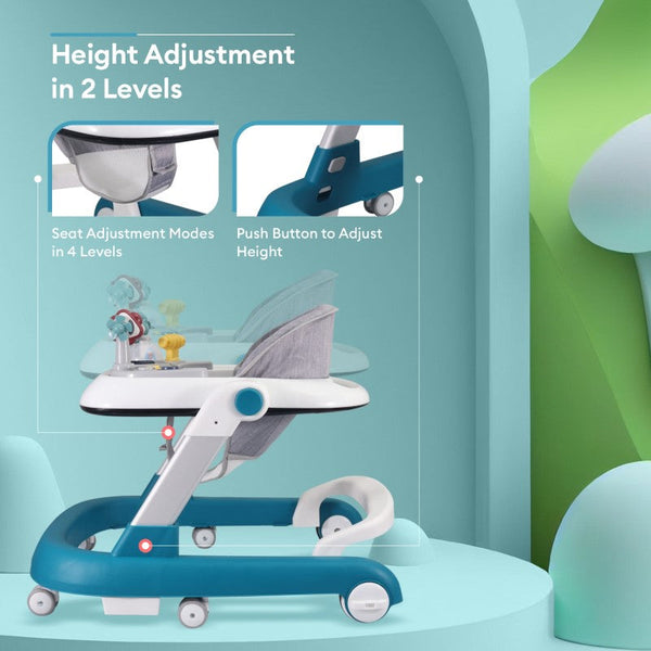 R For Rabbit Baby Walker Little Feet Blue