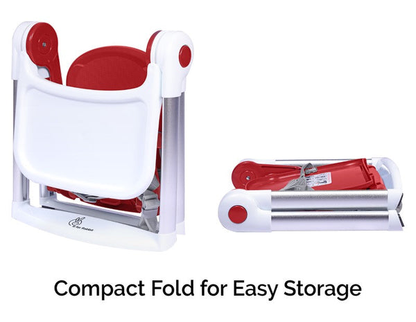 R For Rabbit Booster Chair Jelly Bean Booster Chair Red