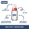 Hopop Glass Feeding Bottle Slim Neck 4Oz 120Ml (Asst Color)