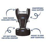 Hopop Elite 5-in-1 Hip Seat Baby Carrier 4-36 Months Black
