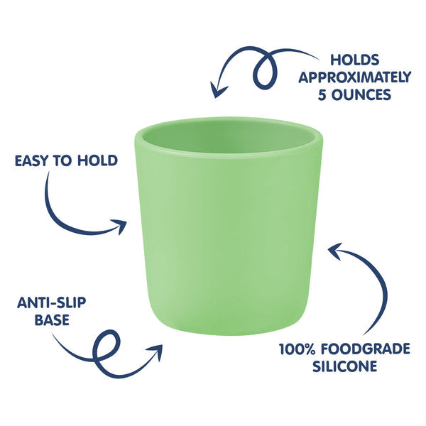 Hopop Soft Silicone Training Cup Purple 4M+ 150ML