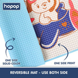 Hopop Multipurpose Baby Massage Mat Waterproof Diaper Changing Mat Plane – Blue