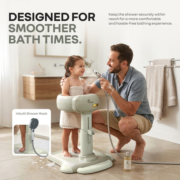 R for Rabbit Fun Time Aqua Hug 9–36M Up to 20kg Baby Bath Stand – Grecian Green