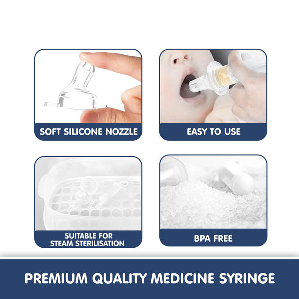 Hopop Multipurpose Baby Oral Medicine Dispenser & Feeding Syringe