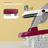 R for Rabbit Baby Walker Little Feet - Red