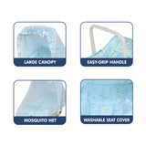 Hopop 5 in 1 Comfy Baby Carry Cot 0M+ Assorted