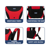 Hopop 3-in-1 Cuddle Me Baby Carrier 3-12 Months Red