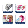 Hopop Nail Clipper with Magnifying Lens - Pink