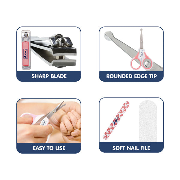 Hopop Safety Nail Care Set - Blue