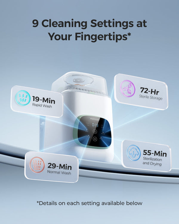 Momcozy KleanPal Pro Baby Bottle Washer and Sterilizer