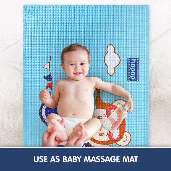 Hopop Air Filled Multipurpose Waterproof Massage Mat - Plane White