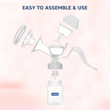 Hopop Harmony Express Manual Breast Pump 2-Level Suction One Size – White