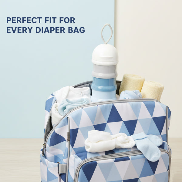 Hopop 3-Layer Multi-Functional Milk Powder Container Food Storage One Size – Blue