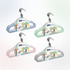 Hopop Non-Slip Velvet Baby Clothes Hangers -PACK OF 6 - GREEN