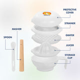Hopop 5-in-1 Manual Baby Food Maker & Processor 4M+