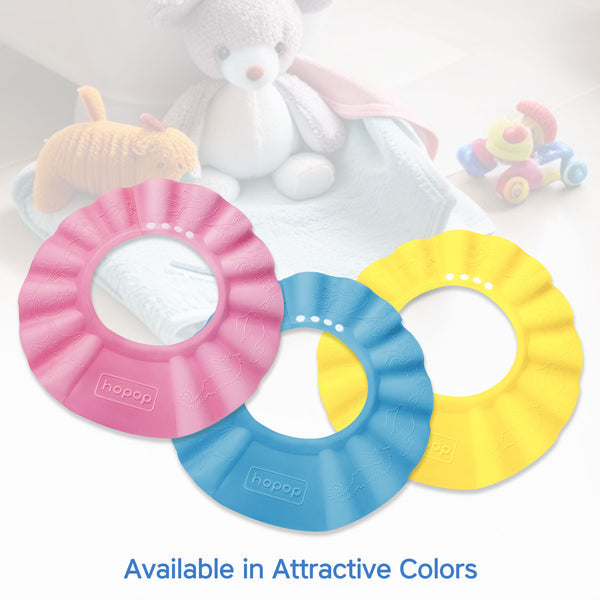 Hopop Bathing Shower Cap Shampoo Hat - Pink