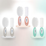 Hopop Soft-Bristle Baby Hair Brush & Comb Set - Green