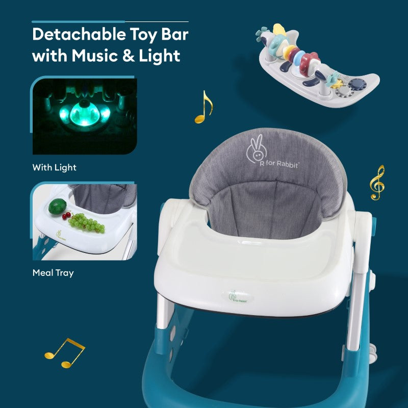 R For Rabbit Baby Walker Little Feet Blue