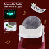 R for Rabbit Baby Walker Little Feet - Red