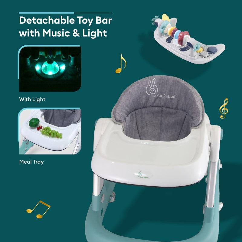 R For Rabbit Baby Walker Little Feet Green