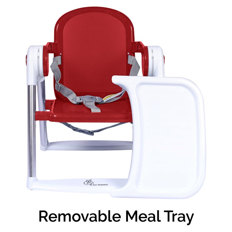 R For Rabbit Booster Chair Jelly Bean Booster Chair Red