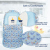 Hopop Anti-Skid Base Compact Baby Bather - Blue