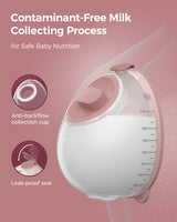 Momcozy V1 Pro Double Hospital-Strength Wearable Breast Pump - Red