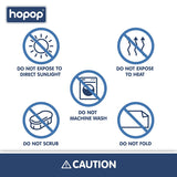 Hopop Multipurpose Baby Massage Mat & Waterproof Changing Mat One Size – Train Blue
