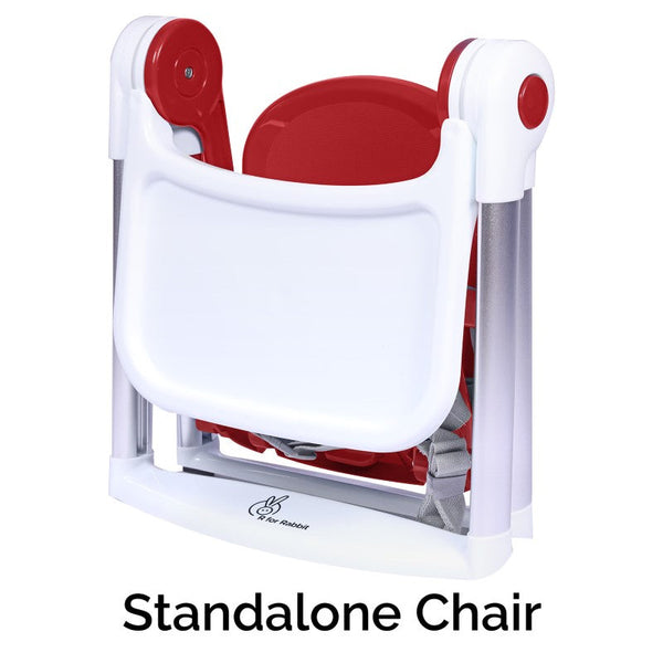 R For Rabbit Booster Chair Jelly Bean Booster Chair Red