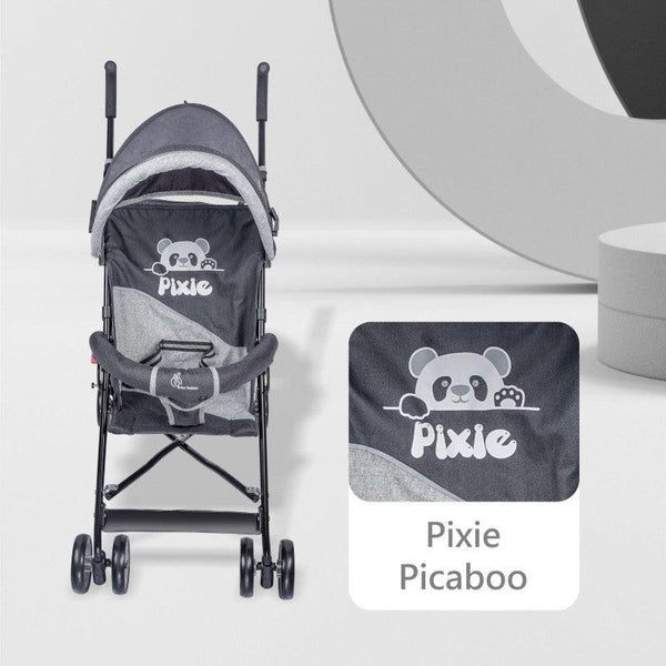 R for Rabbit Stroller Pixie Black Grey