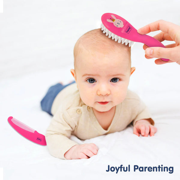Hopop Soft Bristle Comb & Brush Set