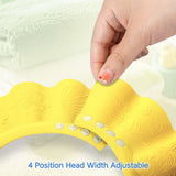 Hopop Bathing Shower Cap Baby Shampoo Hat Adjustable One Size – Yellow
