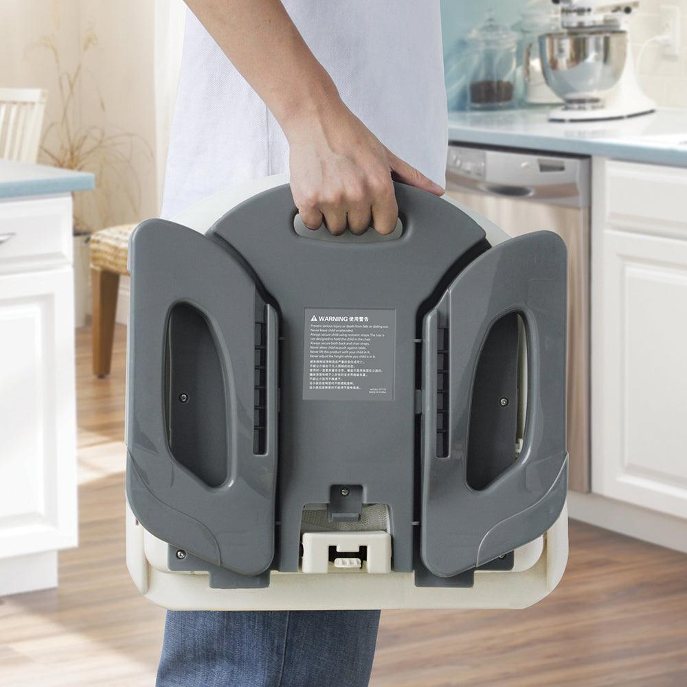 MASTELA 2-IN-1 FOLD UP ADJUSTABLE BOOSTER SEAT 6M-3Y GREY
