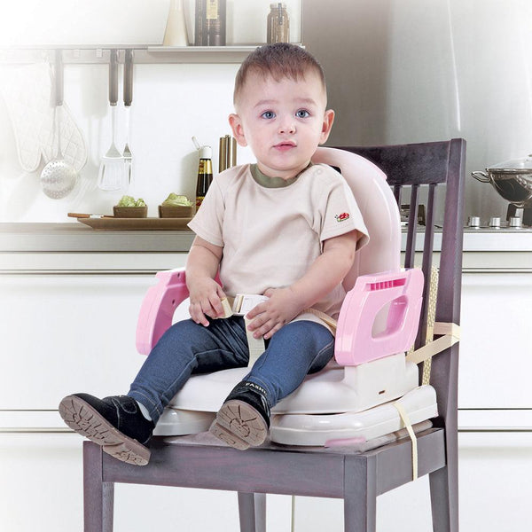 Mastela Booster Seat Fold Up Adjustable Chair Pink