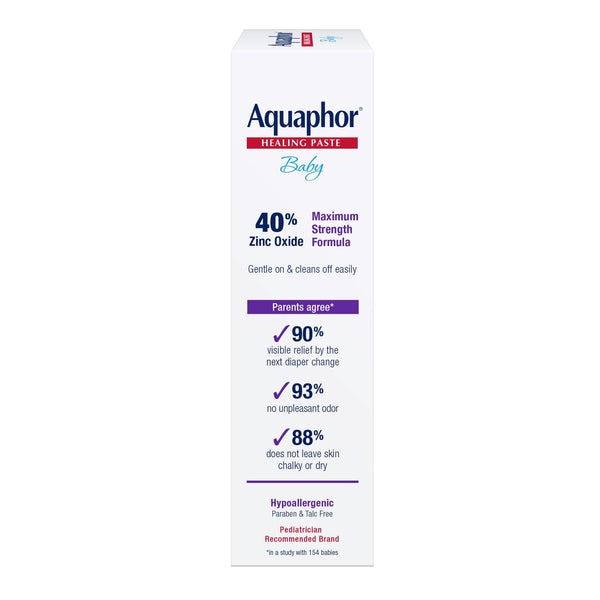 Aquaphor Baby Diaper Rash Paste 3.5 Oz (99 Gram)