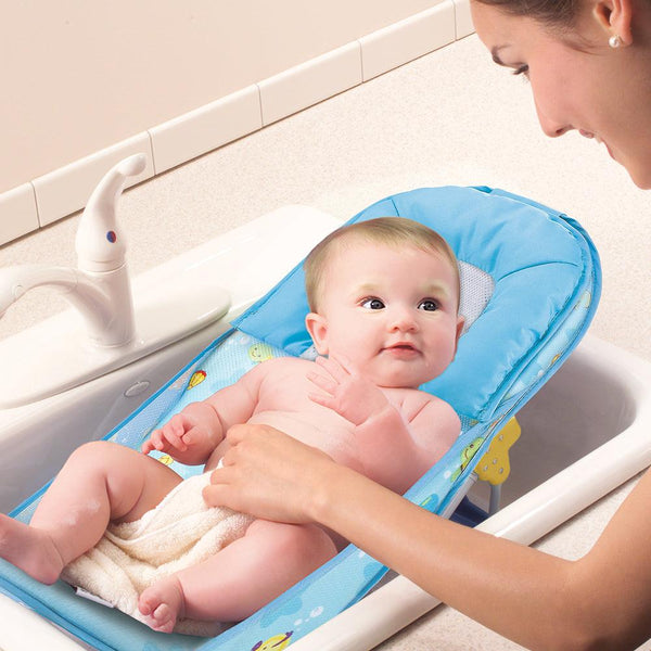 Mastela Bather Fold Up Infant Seat Ocean Blue