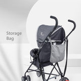 R for Rabbit Stroller Pixie Black Grey