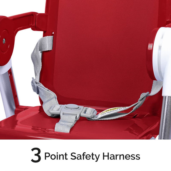 R For Rabbit Booster Chair Jelly Bean Booster Chair Red