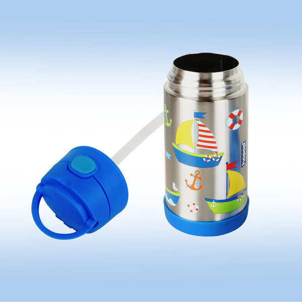 Hopop Insulated Stainless Steel Sipper With Straw- Boat 300ML