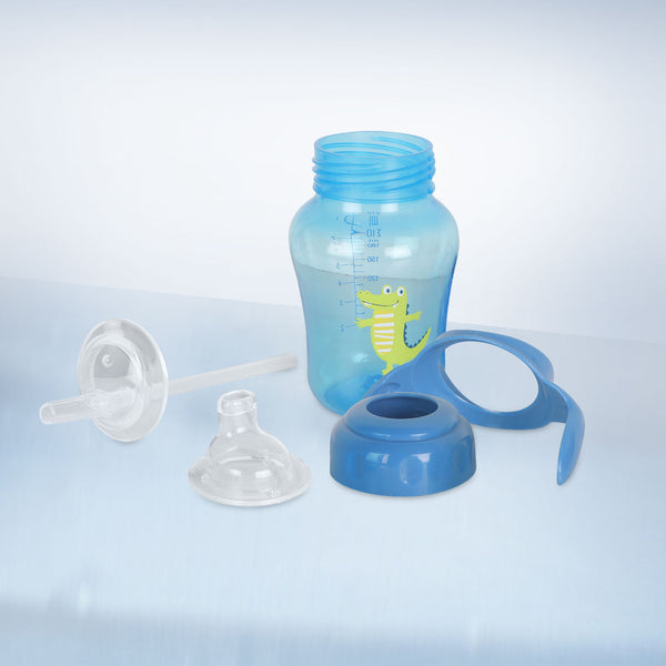 Hopop Sipper Cup with Spout & Straw -210 ML Assorted