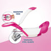 Hopop Nail Clipper with Magnifying Lens - Pink