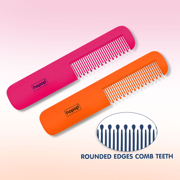 Hopop Rounded Teeth Edge Easy Grip Baby Hair Comb – Gentle & Safe