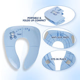 Hopop Foldable Travel Potty Seat for Kids 6M-4Y Blue