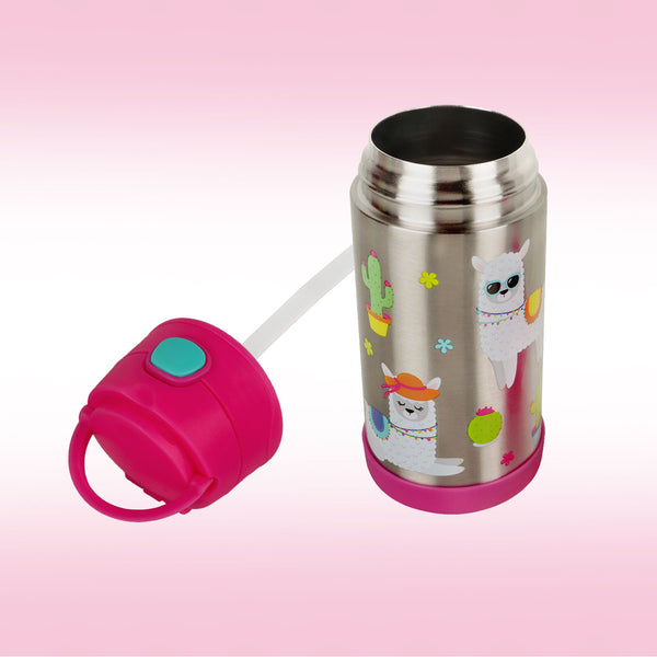 Hopop Insulated Stainless Steel Sipper With Straw- Lady Bug 300ML