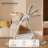 R For Rabbit High Chair Marshmallow Abstract Peach