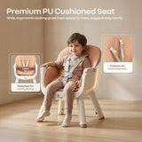 R for Rabbit Cherry Berry Multi 6 in 1 High Chair 6 Months-7 Years Soft Peach